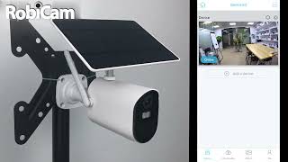 【Ubox】ROBICAM Connection Wire Free Spotlight Solar Camera LOGO [upl. by Attenweiler464]