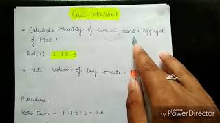 How to Calculate quantity of material for concrete  Cement  Sand and Aggregate calculation [upl. by Glynas]