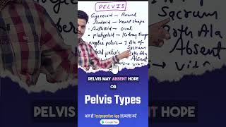 Female pelvic types  Female Pelvis  Nursing pelvictypes femalepelvis testpaperlive shorts [upl. by Claudell]