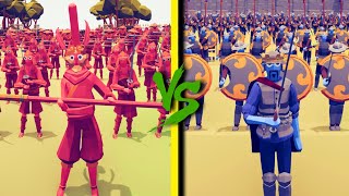 MEDIEVAL ARMY vs DYNASTY FACTION  Totally Accurate Battle Simulator TABS [upl. by Berner]