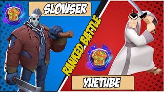 Jason Slowser  Master 2 vs Samurai Jack Yuetube  Master 1  MultiVersus Ranked Match [upl. by Cinimmod]