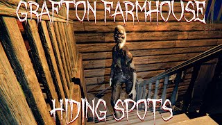 Hiding Spots on Grafton Farmhouse  Phasmophobia [upl. by Burnley788]