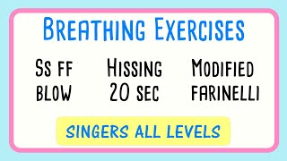 😮💨 Three Breathing Exercise Compilation  Singers All Levels [upl. by Munt]