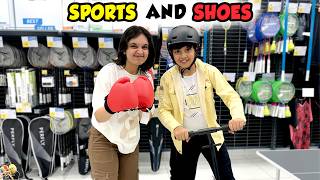 SPORTS AND SHOES  Gift shopping with family  Aayu and Pihu Show [upl. by Lisle371]