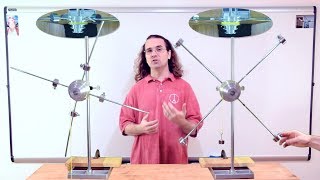 Demonstrating Rotational Inertia or Moment of Inertia [upl. by Noslrac]