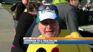 IRONMAN 70 3 Chattanooga kicks off [upl. by Lerim]