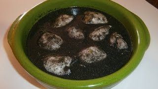 Chipirones en su tinta tradicionales receta fácil y rápida  DVAM [upl. by Meela]