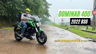 NEW DOMINAR 400 2022 WITH FULLY LOADED TOURING ACCESSORIES MALAYALAM REVIEW  KOCHIMACHAN [upl. by Aradnahc]