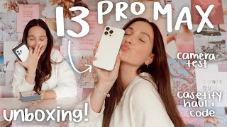 iPHONE 13 PRO MAX UNBOXING set up camera test comparison 512 GB silver [upl. by Gavrah]