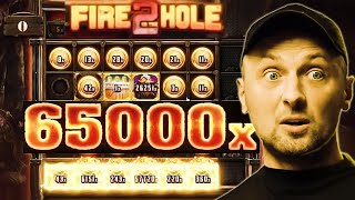 ZUBAREFFF MAX WIN X 65000 ON FIRE IN THE HOLE 2 SLOT NOLIMIT CITY [upl. by Briant]