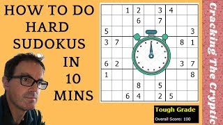 How To Do Hard Sudokus In 10 Minutes [upl. by Adnohrahs113]