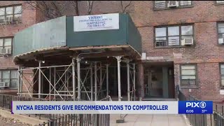 NYCHA residents give recommendations to Comptroller [upl. by Rednaeel577]