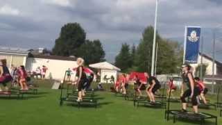 Tanzschule Desweemer Ravensburg  Jumping Fitness Auftritt 4 [upl. by Eesak]