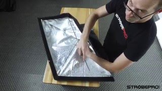 Assembly of Strobepro Pro Series Softbox [upl. by Marjory]