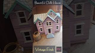 Vintage Finds  Beautiful Big Doll House dollhouse vintagetoys [upl. by Jami]