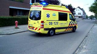 Ambulance 08129 A1 Kruisbergsestraat Overasselt [upl. by Naitsirt903]