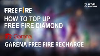 How to Recharge Garena Free Fire Diamonds  Top Up Guide 2024 [upl. by Wilinski]