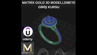 Matrix Gold 3D Modellemeye Giriş Kursu Udemy [upl. by Ennovaj700]