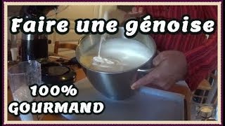 Recette et préparation de la génoise [upl. by Lydie]