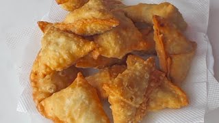 Make perfect crispy samosa wrapperEasiest method not chewy  Cooking A Dream [upl. by Aeynod673]