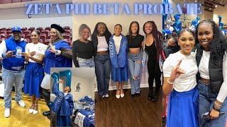 HBCU VLOG probate season zeta phi beta sorority incorporated alabama aampm university divine nine [upl. by Aisena]