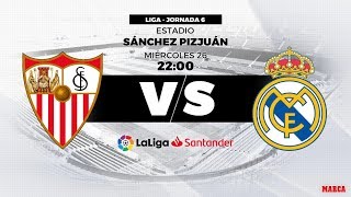 Sevilla vs Real Madrid  En vivo LaLiga Santander 20182019 [upl. by Adnwahsor]