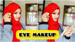 EYE MAKEUP SIMPLE  JINSINA MUNEER [upl. by Aredna450]