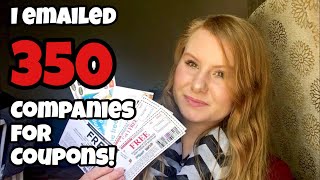 COMPANIES THAT SENT ME COUPONS IN THE MAIL  PART 1 [upl. by Ellesor]