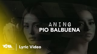 Aning  Pio Balbuena  OST from the VivaMax series Iskandalo Official Lyric Video [upl. by Piggy]