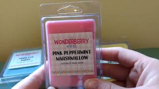 Wonderberry Wax Haul July 2017 Clamshells [upl. by Kaya496]