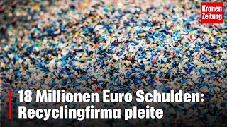 Recyclingfirma pleite 65 Mitarbeiter zittern  kronetv NEWS [upl. by Foster]