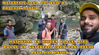 Hathkhal waterfall our prachin shiv mandir PATWADANGAR Haldwani Nainital [upl. by Eceerahs]