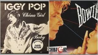 Iggy Pop David Bowie  China Girl both versions bk2bk [upl. by Evreh840]