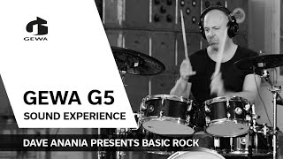 GEWA Digital Drum Module G5  Sound Experience  Basic Rock [upl. by Yelrebmyk403]