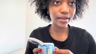 asmr close up gum chewing whispers mouth sounds kisses [upl. by Notslar]