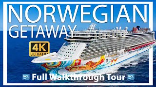 Norwegian Getaway  Full Walkthrough Ship Tour  Take an Exclusive Peek Inside  Crisp HD 4k 2024 [upl. by Nenney]