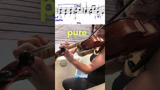 How I practice intonation in Bach Fugues violin violinist violino  Lynn Kuo [upl. by Neural]