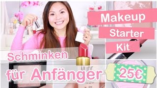 MAKEUP STARTER KIT für 25€  SCHMINKEN FÜR ANFÄNGER TIPPS  Mamiseelen [upl. by Micheil]