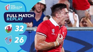 Wales hold on for a big win  Wales vs Fiji  Pool C  Rugby World Cup 2023 Full Match Replay [upl. by Maxie]