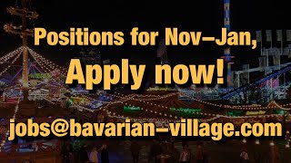 Bavarian Village  join our team this Winter Wonderland [upl. by Attenehs]