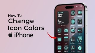 How To Change Color of Icons on iPhone [upl. by Drue]