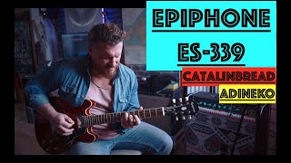 Epiphone ES339 PRO  Catalinbread Oil Can Delay  MXR Super Badass Distortion [upl. by Denae]