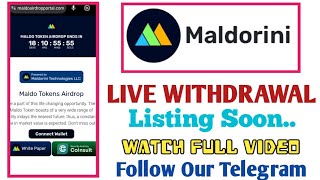 Maldorini Network Mining Live withdrawal  Tamil [upl. by Matta]