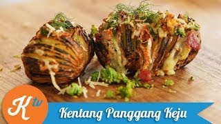 Resep Kentang Panggang Keju Baked Potato amp Cheese Recipe Video  ARYO BISMO [upl. by Birdella492]