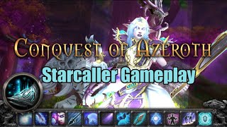 Conquest of Azeroth  Starcaller Gameplay 2  Custom Class Private Server Alpha  WoW Ascension [upl. by Eniamirt]