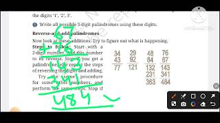 Class6 maths Ganita Prakash ch3 Palindromic numbers and Kaprekar Constant [upl. by Enautna234]