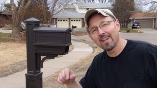 How to Install a Curbside Mailbox and Post [upl. by Argela]