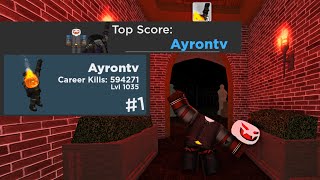 Winning with Headless Horseman Avatar in Roblox Arsenal using Horseman skin lol [upl. by Asselam]