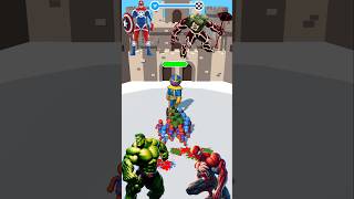 SPIDER MAN SUPER HERO 💪💪 BIG FIGHT RED HULK 💥💥💪 CONTROL GAMEPLAY IOS ALL LEVELS shorts funnyvideo [upl. by Devonna]