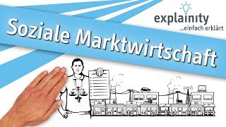 Soziale Marktwirtschaft einfach erklärt explainity® Erklärvideo [upl. by Adaran]